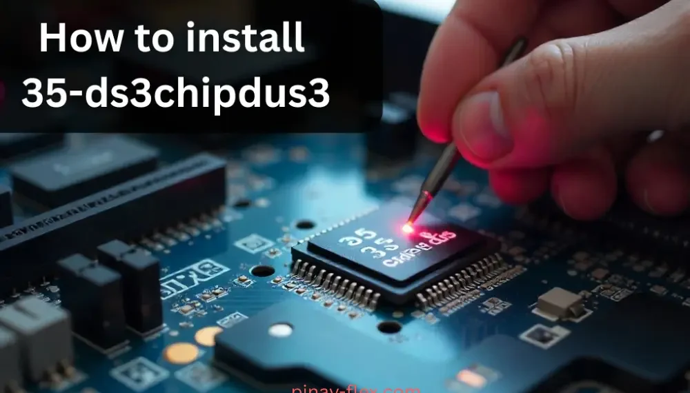 How to Install 35-ds3chipdus3